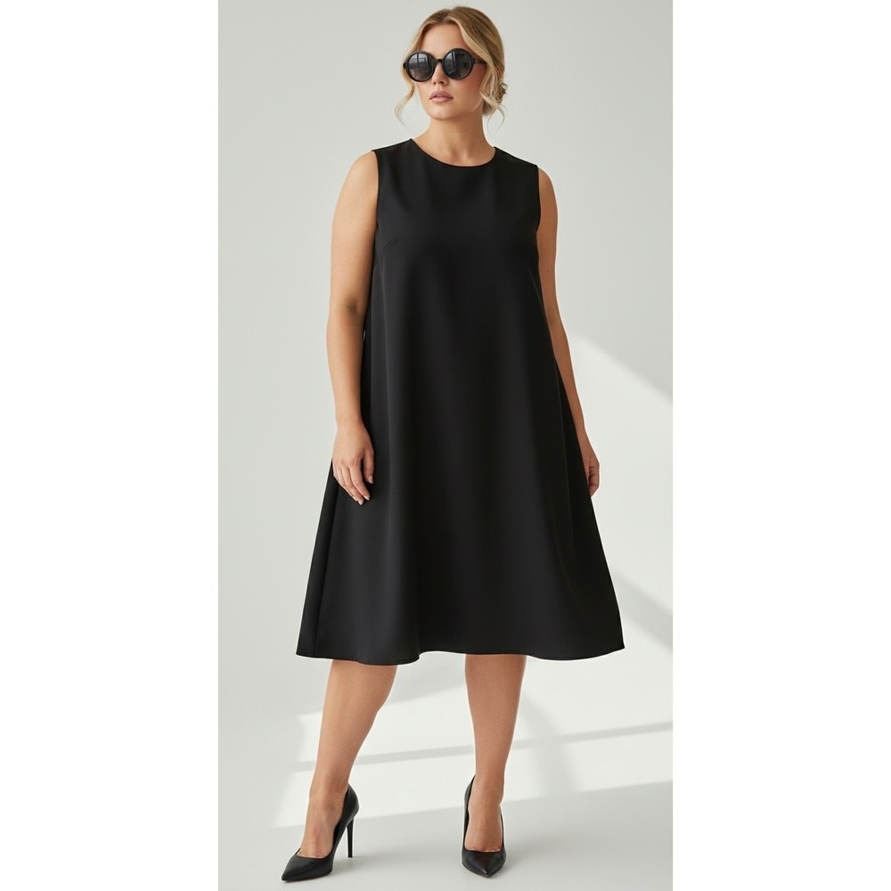 NEW Old Navy Sleeveless Black A-Line Shift Dress Plus Size XXL LBD